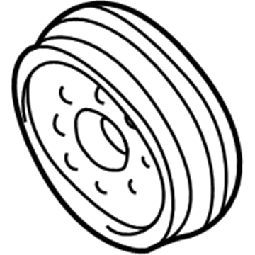Volkswagen Passat Crankshaft Pulley - 058-105-251-E
