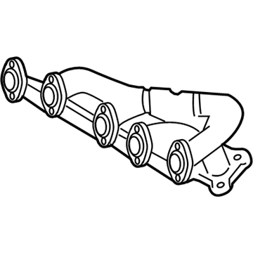 Volkswagen EuroVan Exhaust Pipe - 023-253-031-E