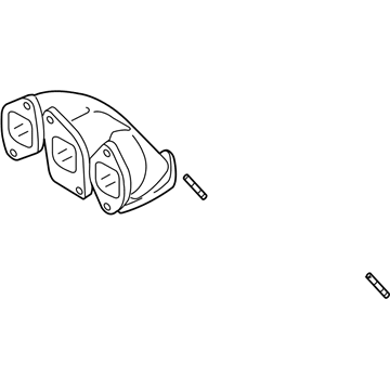 Volkswagen CC Exhaust Pipe - 03H-253-031-C