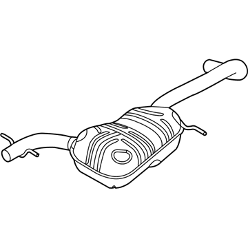 Volkswagen Exhaust Pipe - 5C3-253-209-Q