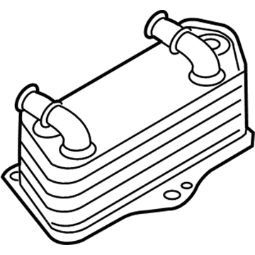 Volkswagen Transmission Oil Cooler - 02E-409-061-D