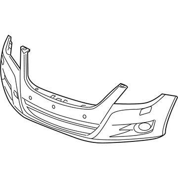 Volkswagen Tiguan Bumper Cover - 5N0-807-217-F-GRU