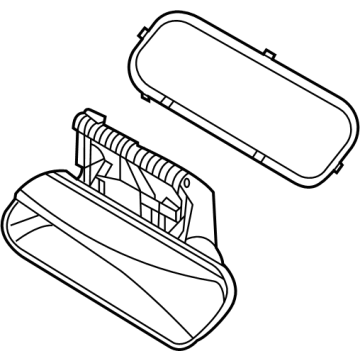 Volkswagen ID.4 Exterior Door Handle - 11K-839-205-P-GRU