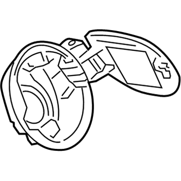 Volkswagen Golf R Fuel Door - 5K6-809-857-C-GRU