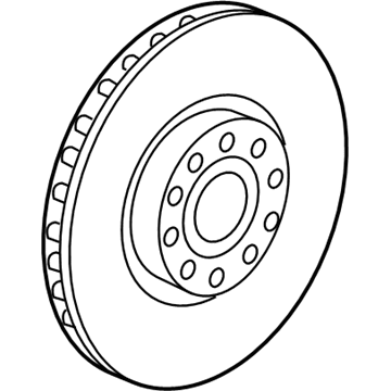 Volkswagen Brake Rotor - 5C0-615-301-E