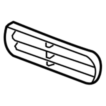 Volkswagen Golf Grille - 1J0-853-665-B-B41
