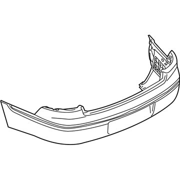 Volkswagen Phaeton Bumper Cover - 3D5-807-417-A-GRU