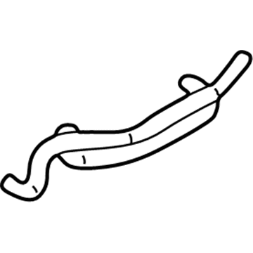 Volkswagen Golf Coolant Reservoir Hose - 1J0-121-086-BG