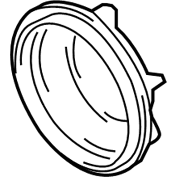 Volkswagen Headlight Cover - 1K6-941-607-A