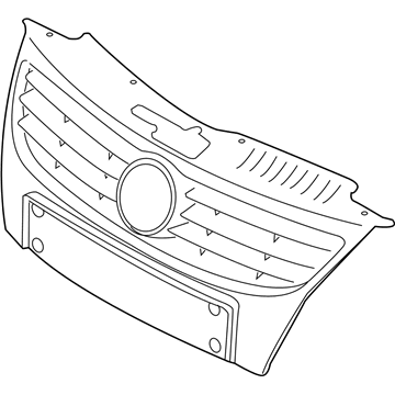 Volkswagen Eos Grille - 1Q0-853-651-N-YAG