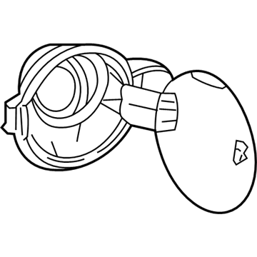 Volkswagen Fuel Door - 3B0-809-857-E-GRU