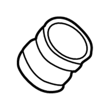 Volkswagen Golf Coolant Reservoir Hose - 1J0-145-834-T