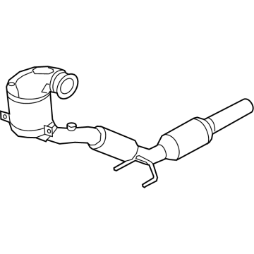 Volkswagen Golf R Exhaust Pipe - 5WA-254-501-CX