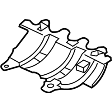Volkswagen Oil Pan Baffle - 04E-103-623-S