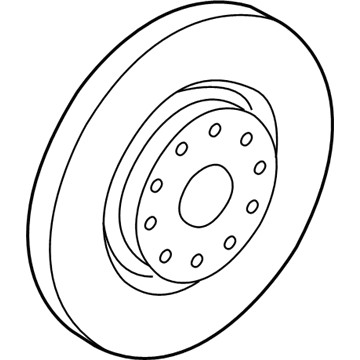 Volkswagen Brake Rotor - 561-615-301-B