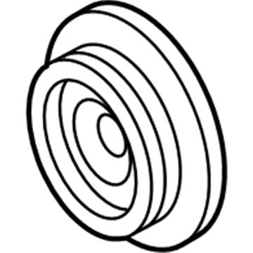 Volkswagen Crankshaft Pulley - 03H-105-243-Q