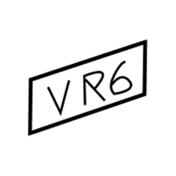 Volkswagen Golf Emblem - 1J0-853-675-C-739