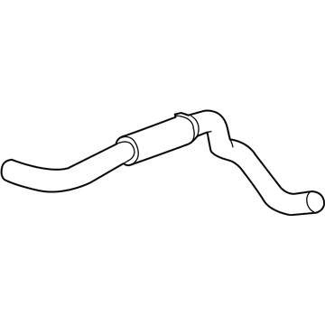 Volkswagen Routan Coolant Reservoir Hose - 7B0-121-101-C