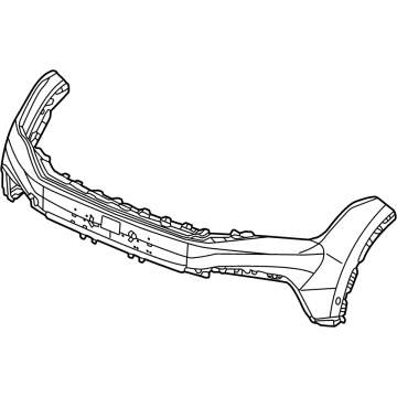 Volkswagen Tiguan Bumper Cover - 5NN-807-217-AQ-GRU