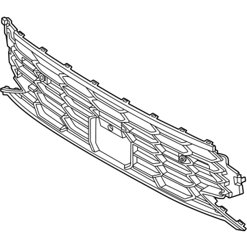 Volkswagen GTI Grille - 5H0-853-677-AF-9B9