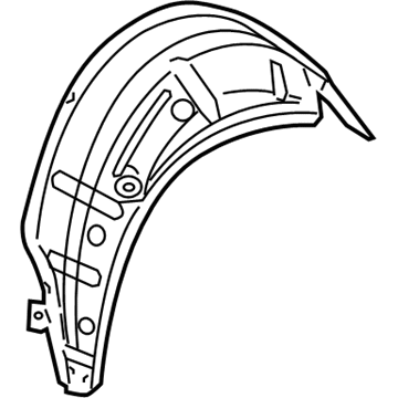 Volkswagen Rabbit Wheelhouse - 1K6-809-411-B