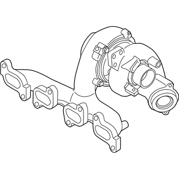 Volkswagen Exhaust Pipe - 03L-253-010-J