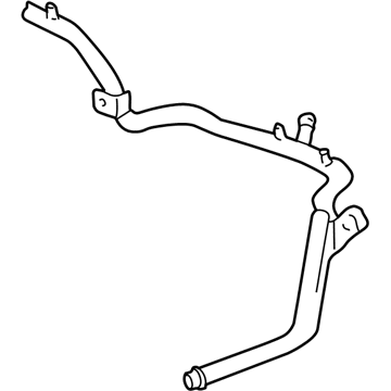 Volkswagen Cabrio Coolant Reservoir Hose - 037-121-065-L