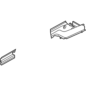 Volkswagen Touareg Frame Rail - 7P0-803-108-A
