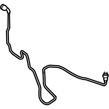 Volkswagen Phaeton Crankcase Breather Hose - 3D0-201-160-S