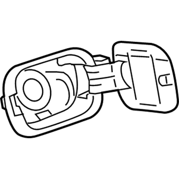 Volkswagen Jetta Fuel Door - 1K9-809-857-B-GRU