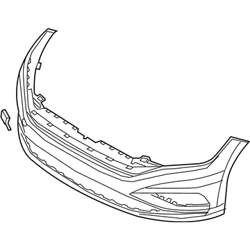 Volkswagen Jetta Bumper Cover - 17A-807-217-K-GRU