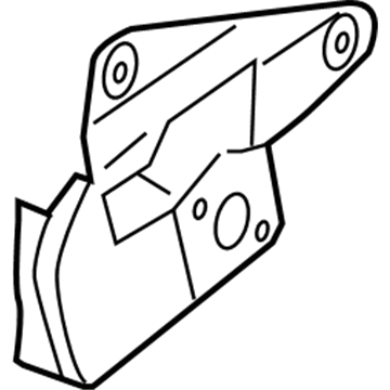 Volkswagen 1J0-941-291-A Front Bracket Volkswagen 1J0-941-291-A Front Bracket