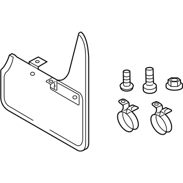 Volkswagen 1C0-075-101-B Splash Guard Kit