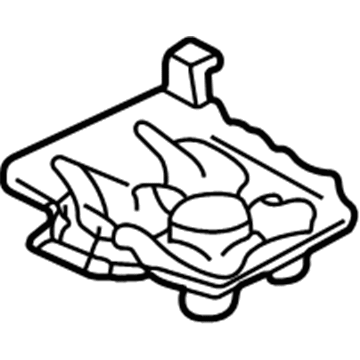 Volkswagen Battery Tray - 1J0-804-373-E