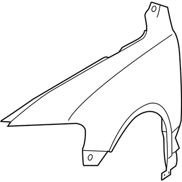 Volkswagen Fender - 7L6-821-101-P