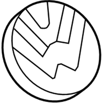 Volkswagen Beetle Emblem - 1C0-853-630-C-WV9