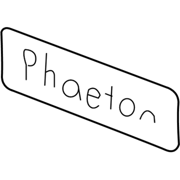 Volkswagen Phaeton Emblem - 3D0-853-675-T-739
