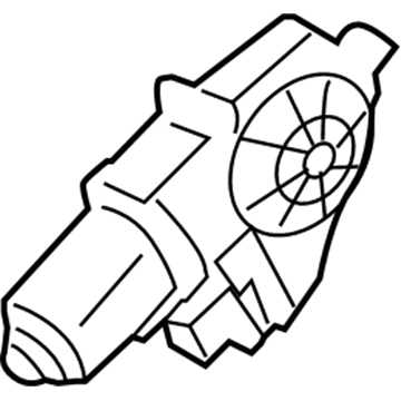Volkswagen Window Motor - 80A-959-801
