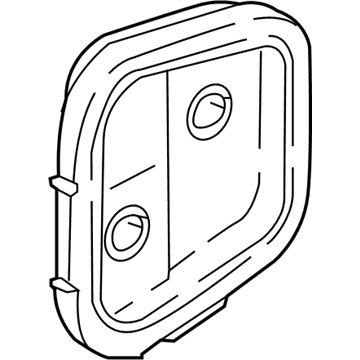 Volkswagen 3CN-945-257-B Socket Panel Volkswagen 3CN-945-257-B Socket Panel