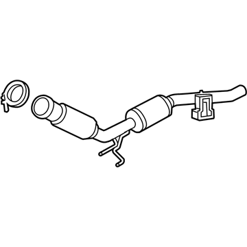 Volkswagen Golf SportWagen Exhaust Pipe - 5Q0-254-300-P