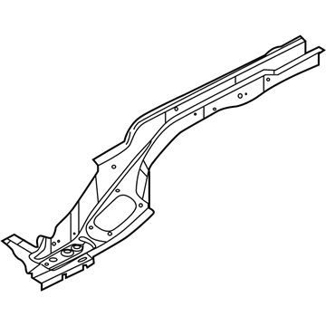 Volkswagen 5QF-803-505-AG Rear Rail Volkswagen 5QF-803-505-AG Rear Rail