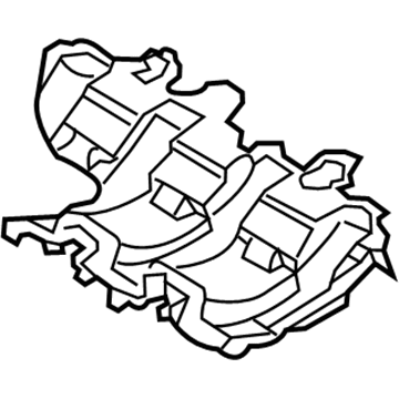 Volkswagen Oil Pan Baffle - 04L-103-623-F
