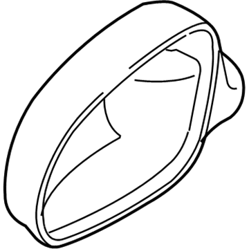 Volkswagen Passat Mirror Cover - 3C0-857-537-A-GRU