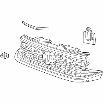 Volkswagen Atlas Grille - 3CN-853-651-AC-LDB