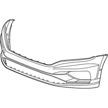 Volkswagen Passat Bumper Cover - 561-807-221-H-GRU