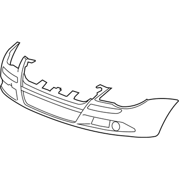 Volkswagen Eos Bumper Cover - 1Q0-807-217-A-GRU