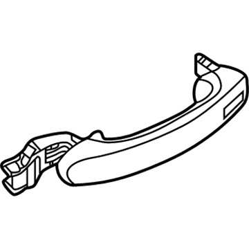Volkswagen Beetle Exterior Door Handle - 6R4-837-205-D-3FZ