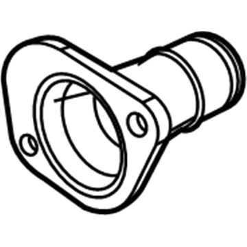 Volkswagen Routan Coolant Reservoir Hose - 7B0-121-121-A