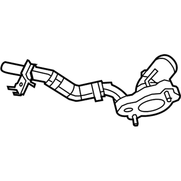 Volkswagen Water Hose - 7B0-121-119-A