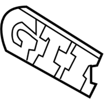 Volkswagen GTI Emblem - 5G0-853-679-AF-DPJ